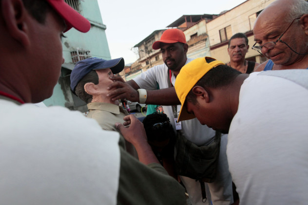 Queman al Judas Capriles en San Agustín del Sur (Foto: AVN)