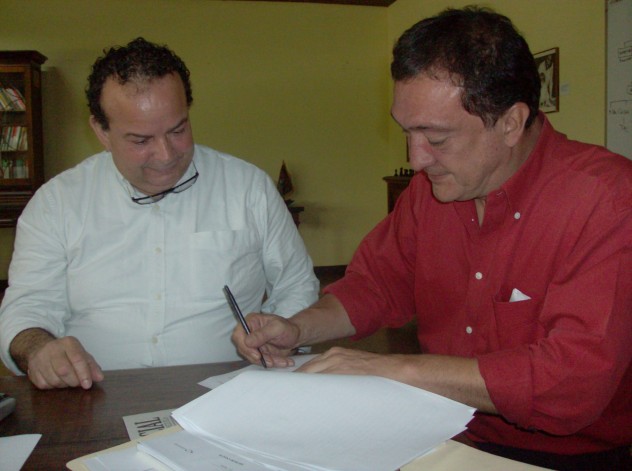 Edgar Páez (izq.) y Humberto González (Foto: MPPC)
