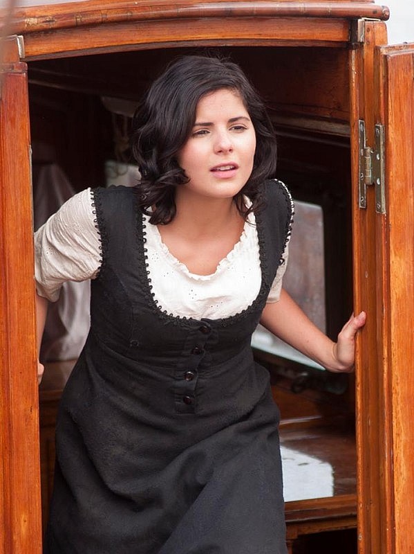 Samantha Dagnino interpreta a "Pepita", una de las amantes de Bolívar.