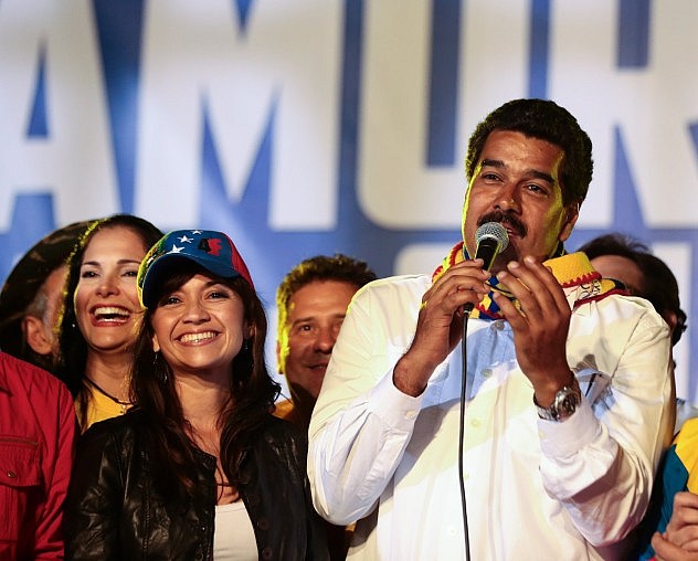 María Antonieta Peña junto a Nicolás Maduro el pasado mes de abril (AVN)
