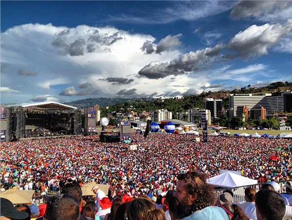 El concierto en Caracas será en  La Carlota. Foto: @yelinares
