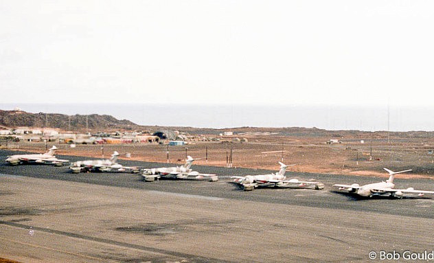 Base aérea estadounidente en la isla Ascensión. Foto: Bob0260
