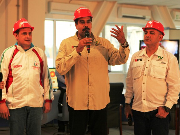 El presidente Maduro está encabezando personalmente las acciones para el restablecimiento eléctrico