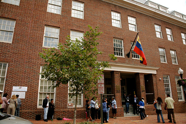 Embajada venezolana en Washington (Foto: Agencias)