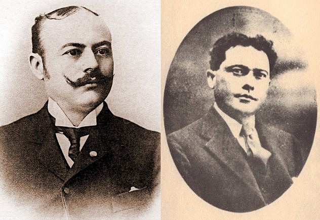 Pedro Elías Gutiérrez (izq.) y Rafael Bolívar Coronado