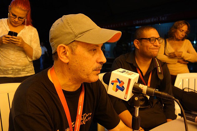 Enrique Blanc (México) y Williams Padrón (Ven.), programadores musicales. Foto: Randolph Borges
