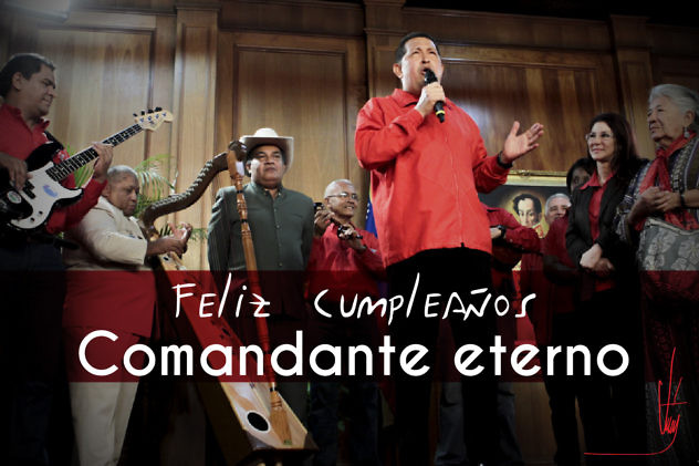 Chávez cantando