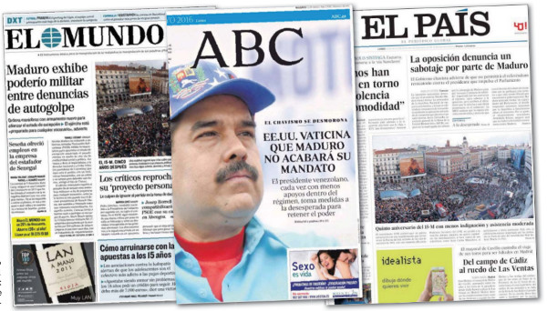 Resultado de imagen para prensa española y el magnicidio en venezuela