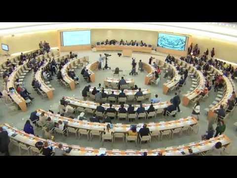 Canciller venezolano Jorge Arreaza en el 39° Período de Sesiones del Consejo de DDHH de la ONU