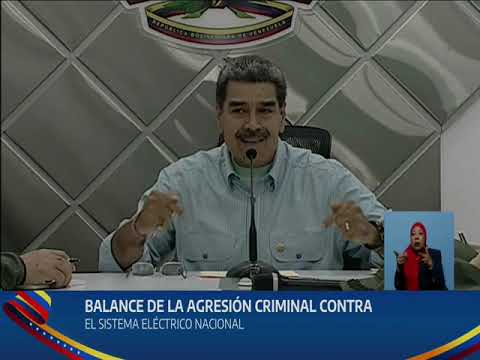 Maduro explica el ataque a Guri y al Sistema Eléctrico Nacional este 30 de agosto