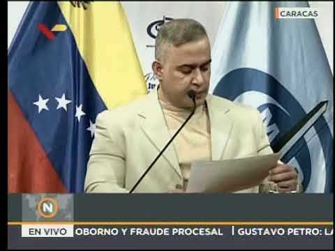 Fiscal Tarek William Saab, 25 julio 2018, sobre Evio Di Marzo y otros casos