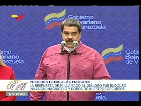 Presidente Maduro declara tras votar en las elecciones parlamentarias 2020 6-D