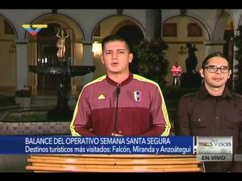 Ministros Mervin Maldonado y Freddy Ñáñez ofrecen primer balance de Semana Santa 2016