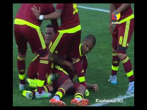 Salomón Rondón hace el primer gol Venezuela-Colombia en Copa América 2015