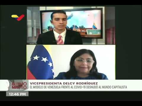 Delcy Rodríguez entrevistada sobre Mensaje Anual del Presidente Maduro, 13 enero 2021