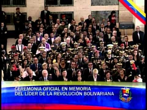 HONORES A CHÁVEZ 4: Espectacular gesto de Mahmud Ahmadineyad y Lukashenko a Chávez