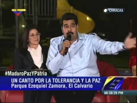 Discurso completo del Presidente Nicolás Maduro en Un Canto por la Tolerancia y La Paz