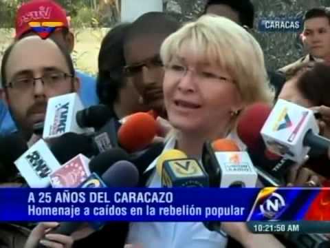 Fiscal General Luisa Ortega Díaz, declaraciones este 28 de febrero de 2014