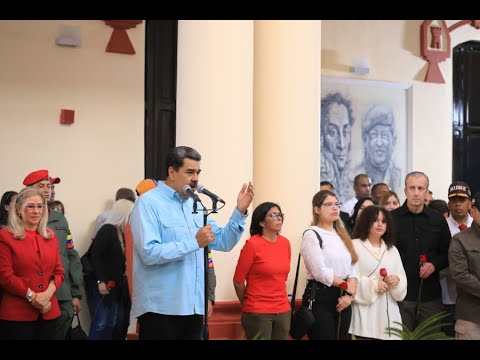 Discurso de Nicolás Maduro tras la llegada del Sable del Cadete al Cuartel 4F