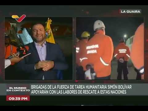 Venezuela envía ayuda a Turquía y Siria tras terremotos que dejaron miles de muertos