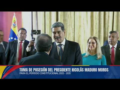 Juramentación de Nicolás Maduro como Presidente de Venezuela, acto completo y discurso 10-E