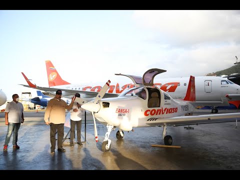 Maduro presenta prototipos de aviones venezolanos y logros aeronáuticos con tecnología nacional