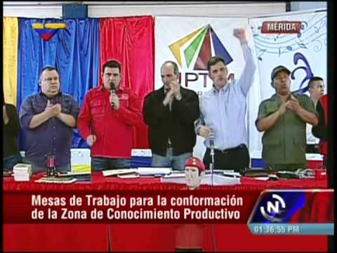 Ricardo Menéndez, Manuel Fernández, Reinaldo Iturriza y Alexis Ramírez en apoyo a Maduro