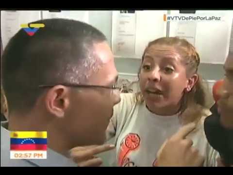 Así recibió Ernesto Villegas a estudiantes opositores en VTV (Video Completo)