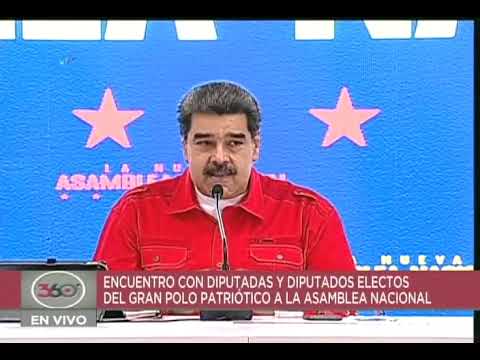 Presidente Maduro se reúne con diputados electros del GPP y anuncian nueva junta directiva de la AN