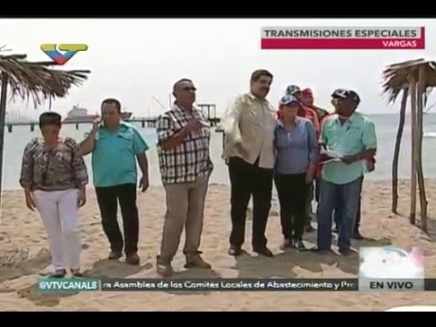 Maduro en Vargas, acto con los Comités Locales de Abastecimiento y Producción