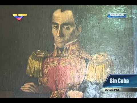 Maduro muestra cuadro de Bolívar hecho por pintor Espinosa