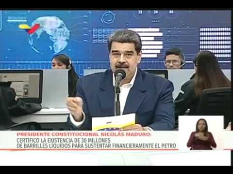 Presidente Maduro muestra video de cómo registrarse en la PetroApp