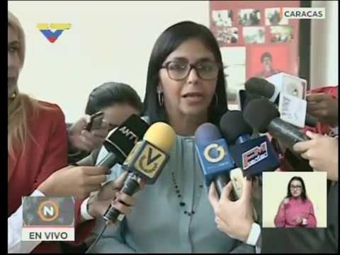 Delcy Rodríguez sobre aprobación de Ley contra el Odio y por la Convivencia Pacífica