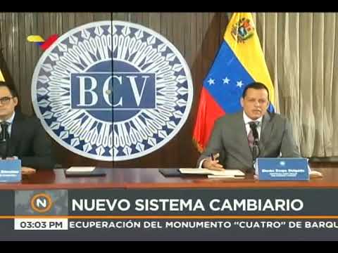 ¿TERMINA EL CONTROL DE CAMBIOS? Rueda de prensa en el BCV el 7 septiembre 2018