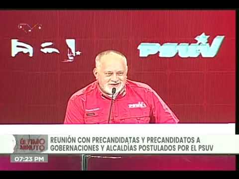 Maduro y Cabello se reúnen con postulados del PSUV para elecciones primarias, 6 julio 2021