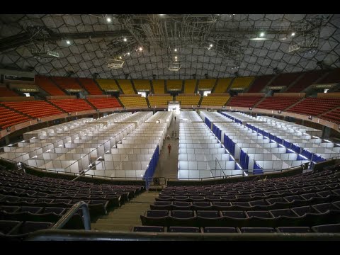 Inauguran hospital de campaña en el Poliedro de Caracas (Venezuela) para atender pacientes Covid-19