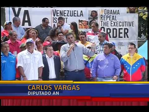 Diputados opositores Ricardo Sánchez y Carlos Vargas firman carta a Obama exigiendo derogar decreto