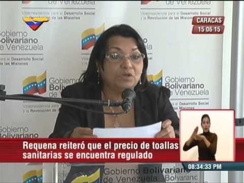 Gladys Requena: Las toallas sanitarias son un producto regulado, P&amp;G está desestabilizando