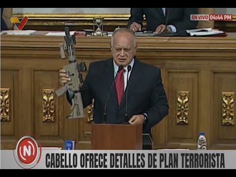 Diosdado Cabello en la Asamblea Nacional sobre nuevo plan de golpe de estado, 17 septiembre 2024