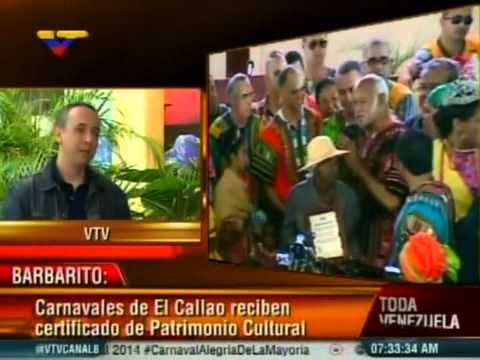 Fidel Barbarito: Madamas de El Callao serán reconocidas como Patrimonio de la Humanidad
