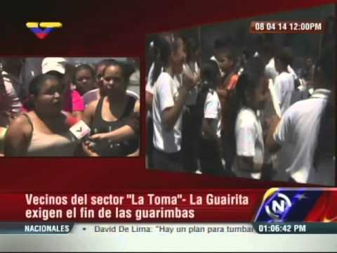 En La Guairita protestan contra las guarimbas: 1.200 niños no han podido ver clases