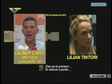 Conversación Gilber Caro-Lilian Tintori: Asalto a Miraflores para distraer y liberar Leopoldo López