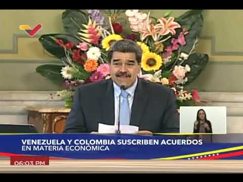 Presidente Maduro y ministro de comercio de Colombia suscribieron acuerdos este 3 febrero 2023
