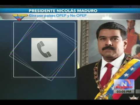 Contacto telefónico del Presidente Nicolás Maduro desde Irán, 22 octubre 2016