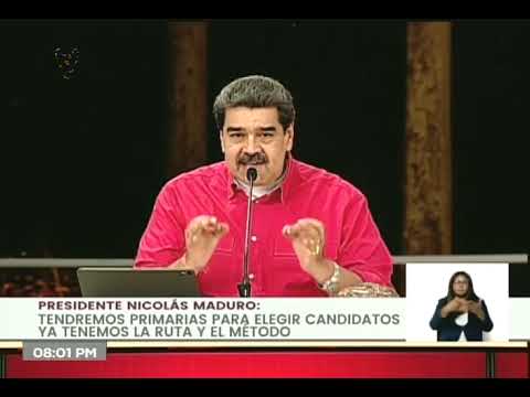 Maduro anuncia consultas para realización de primarias en el PSUV para megaelecciones de noviembre