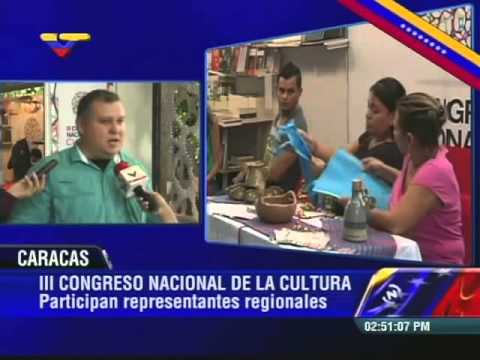 Ministro Reinaldo Iturriza desde el III Congreso Nacional de Cultura