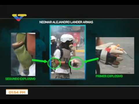 El Aissami presenta nuevo video mostrando explosión que mató a Neomar Lander