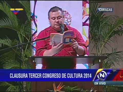 Ministro Reinaldo Iturriza en III Congreso Nacional de la Cultura
