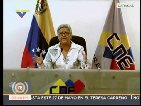 Tibisay Lucena anuncia que candidatos a constituyentes deben inscribirse desde el próximo miércoles