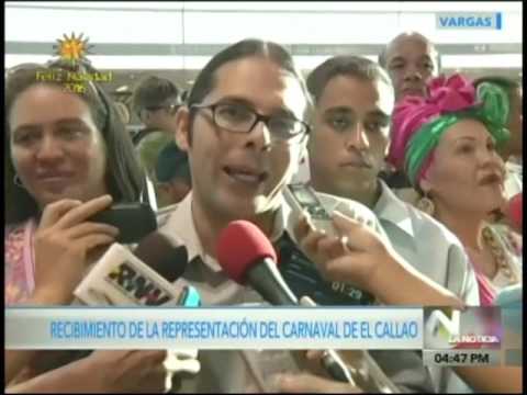 Reciben en Maiquetía a delegación de Carnaval de El Callao que logró declaratoria de la Unesco